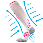 Kép VOXX Marathon kompressziós zokni fehér 1 pár