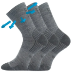 Kép VOXX zokni Optimalik világosszürke 3 pár