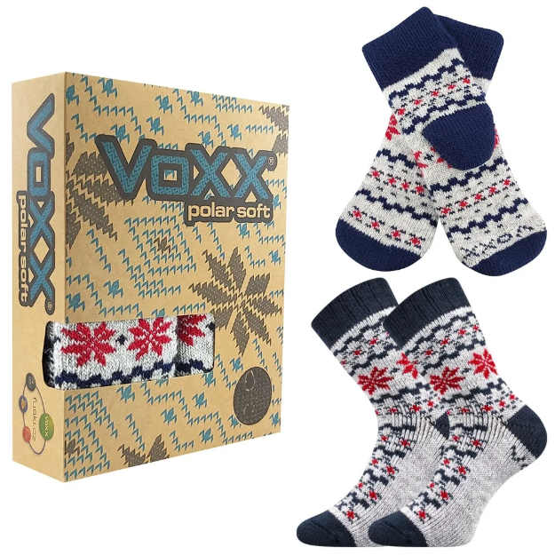 Kép VOXX zokni Trondelag szett világos szürke melé 1 db