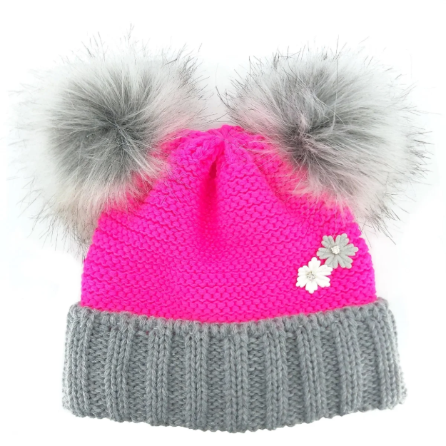 Kép VOXX sapka Ascona magenta/szürke 1 db