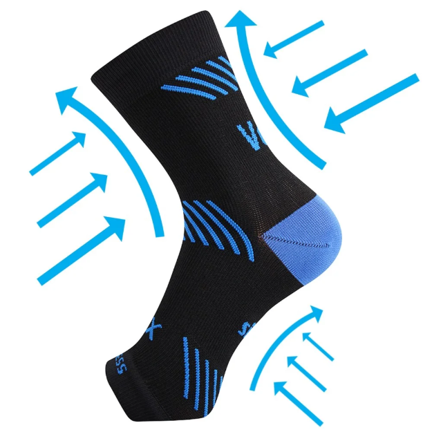 Kép VOXX kompressziós hüvely Protect boka fekete 1 db