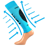 Kép VOXX kompressziós hüvely Protect vádli neon türkiz 1 pár