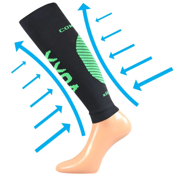 Kép VOXX kompressziós hüvely Protect vádli sötétszürke 1 pár