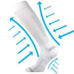 Kép VOXX kompressziós zokni Signal fehér-fehér 1 pár