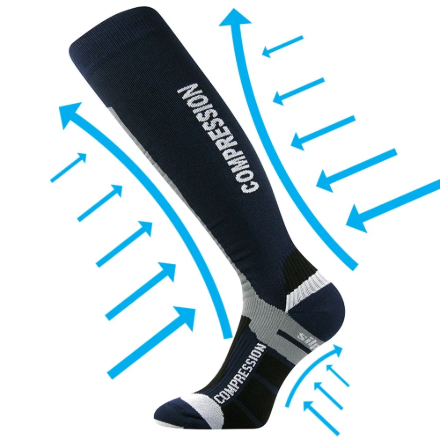 Kép VOXX Signal kompressziós zokni sötétkék 1 pár