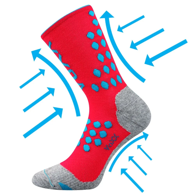 Kép VOXX kompressziós zokni Finish neon rózsaszín 1 pár