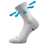 Kép VOXX zokni Esencis világosszürke 1 pár