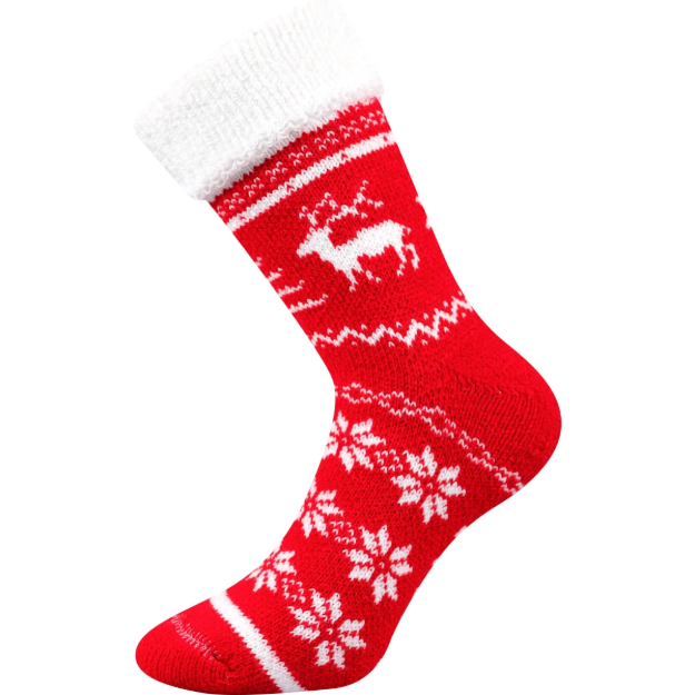 Kép BOMA zokni Norvégia piros 1 pár