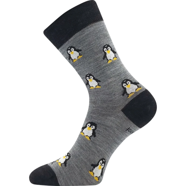 Kép VOXX Snowdrop zokni világosszürke 1 pár