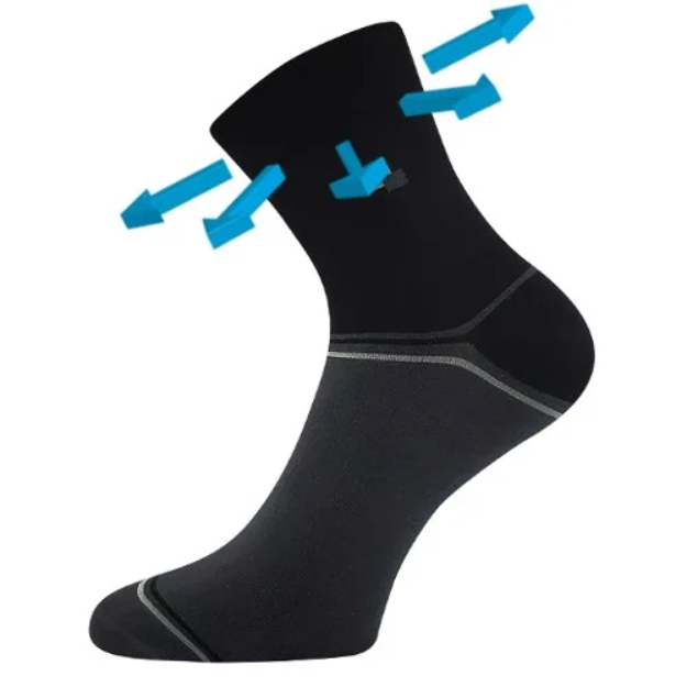 Kép LONKA® zokni Roger 01 fekete 3 pár