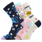 Kép BOMA® zokni Filip 07 ABS mix C - lány 3 pár