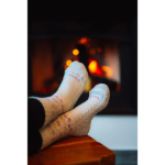 Kép VOXX® zokni Veltra krém-lila 1 pár