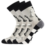Kép LONKA® zokni Devive sakk 3 pár