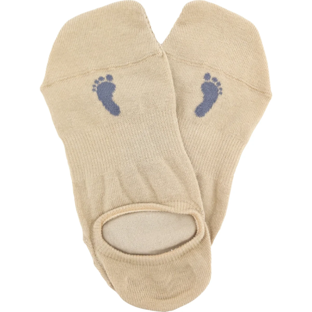 Kép VOXX® Barefoot tornacipő zokni bézs 3 pár