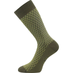 Kép LONKA Férfi szociális zokni ZERYK pamut KHAKI (3 pár)