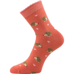 Kép BOMA Női zokni LEYKA kép MIX B sündisznókkal (3 pár)