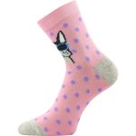 Kép BOMA Lányok LEY zokni képekkel MIX A kutyákkal (3 pár)