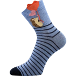 Kép BOMA Lányok LEY zokni képekkel MIX B sündisznókkal (3 pár)