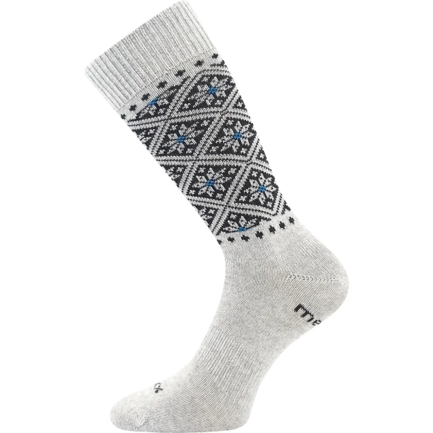 Kép VOXX Női vastag merinó zokni NORDKAPP ezüst ionokkal LIGHT GREY