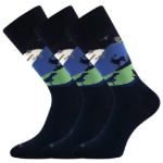 Kép VOXX Vadászzokni LOVIX 01 vadászati motívumokkal HUNTERS (3 pár)