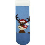 Kép LONKA Női zokni MEDEA karácsonyi képpel SOBA világoskék (3 pár)