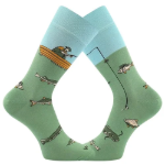 Kép VOXX Horgászzokni LOVIX 02 horgászati motívumokkal FISHERMEN (3 pár)