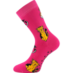 Kép BOMA Gyermek frottír zokni SIBIR 08 ABS képekkel LÁNYOK (3 pár)