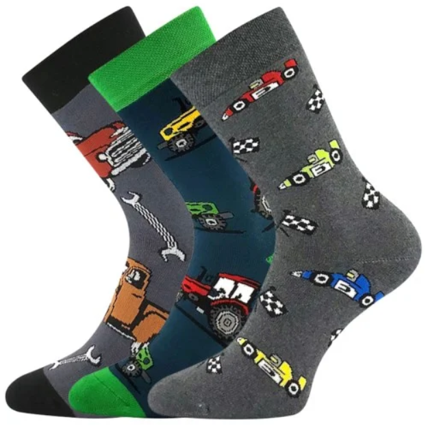 Kép BOMA Gyermek frottír zokni SIBIR 08 képekkel BOYS (3 pár)