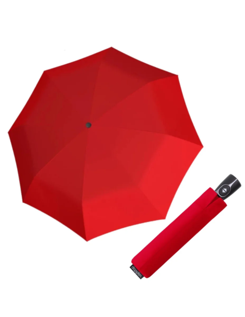 Kép DOPPLER Magic Fiber UNI - női teljesen automata esernyő, piros színű