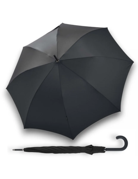 Kép BUGATTI Buddy Long - férfi borotválkozó esernyő fekete
