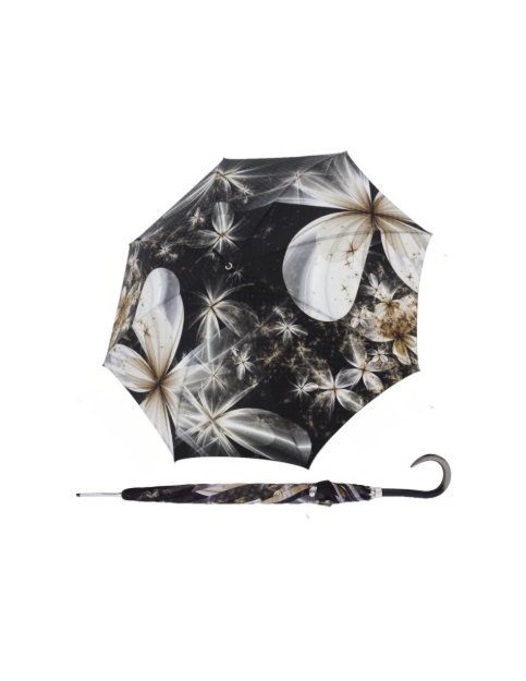 Kép DOPPLER MANUFAKTUR Elegance Boheme Magnolia - női luxus esernyő magnólia virágmintával