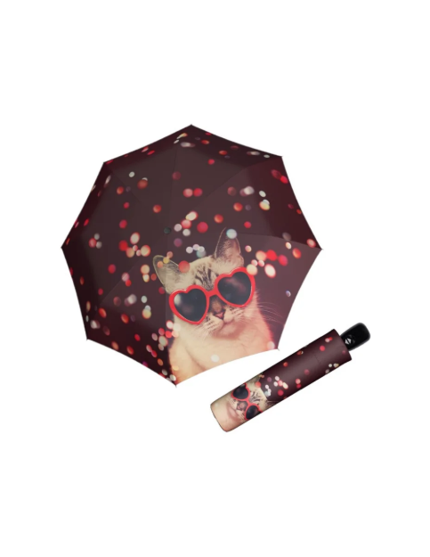 Kép DOPPLER Modern Art Magic - női teljesen automata esernyő piros színben