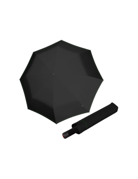 Kép KNIRPS U.90 XXL NEON BLACK - ultrakönnyű összecsukható esernyő fekete színben