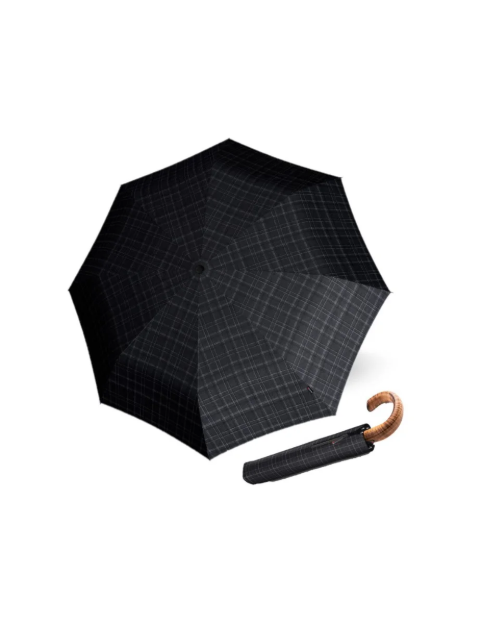 Kép KNIRPS S.570 LARGE PRINTS CHECK - férfi lövészernyő fekete