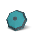 Kép DOPPLER Fiber Mini Style - aqua viola női összecsukható esernyő kék