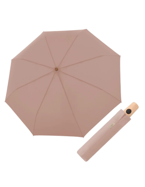 Kép DOPPLER NATURE MAGIC Gentle Rose FSC(R) - női ECO esernyő rózsaszínű