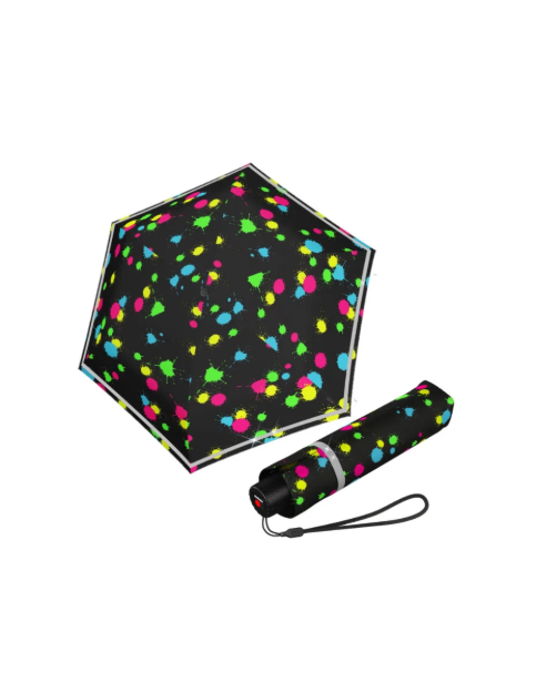 Kép KNIRPS Rookie Bubble Pust Fényvisszaverő Könnyű összecsukható esernyő Kék