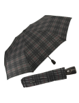 Kép DOPPLER Magic Fiber Check - női teljesen automata esernyő antracit színben