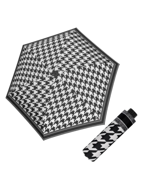 Kép DOPPLER Fiber Havanna fekete-fehér - női összecsukható esernyő fekete