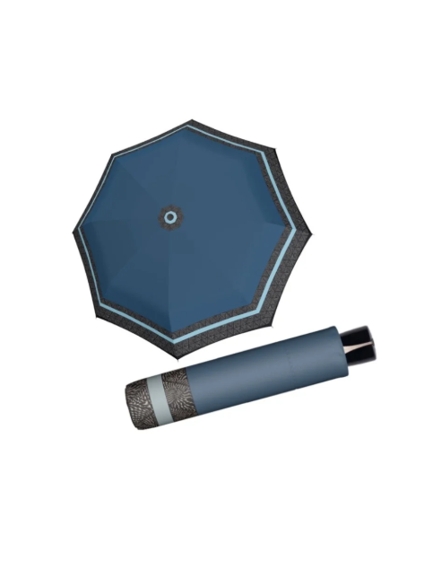 Kép DOPPLER Fiber Mini Style - női összecsukható esernyő, kék színben