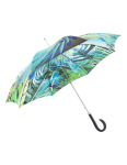 Kép DOPPLER MANUFAKTUR Elegance Boheme Pappagallo - női luxus esernyő többszínű mintával