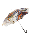 Kép DOPPLER MANUFAKTUR Elegance Boheme Marmo - női luxus esernyő többszínű nyomtatással
