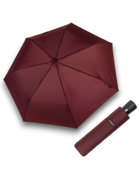 Kép BUGATTI Buddy Duo - férfi teljesen automata összecsukható esernyő bordó színben