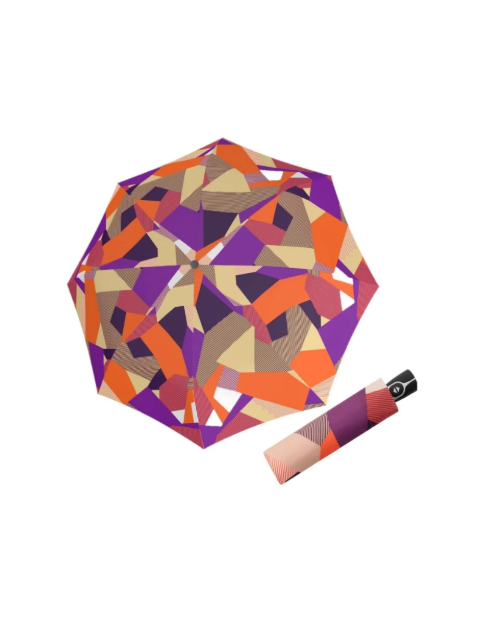 Kép DOPPLER Fiber Magic Bold - női teljesen automata esernyő narancssárga sötét színben