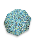 Kép DERBY Hit Mini Moving Lines Blue - női összecsukható esernyő zöld