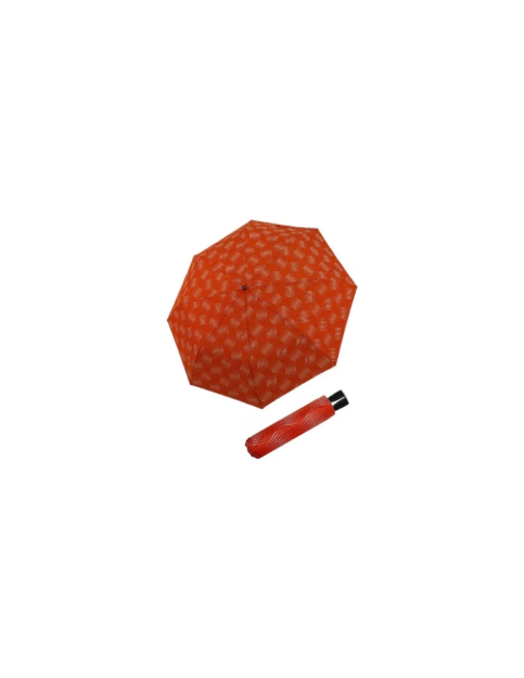 Kép DOPPLER Fiber Mini Wave - női összecsukható esernyő narancssárga sötét színben