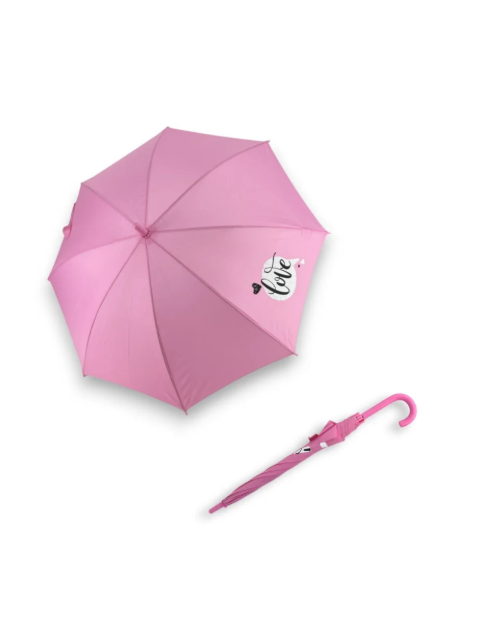 Kép DERBY Gyermek esernyő rózsaszín nyomtatással