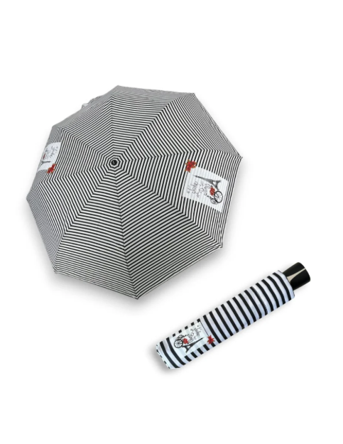 Kép DOPPLER Mini Fiber Vigyél el Párizsba - női összecsukható esernyő fehér