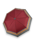 Kép DOPPLER Mini Light Classic bogyós csíkos - női összecsukható esernyő piros