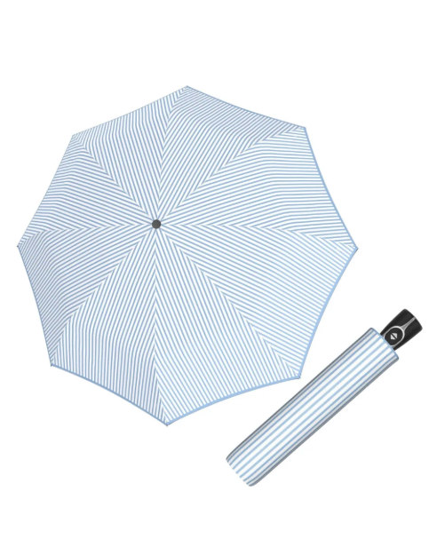 Kép DOPPLER Fiber Magic Sailing Day Blue - Női teljesen automata esernyő fehér
